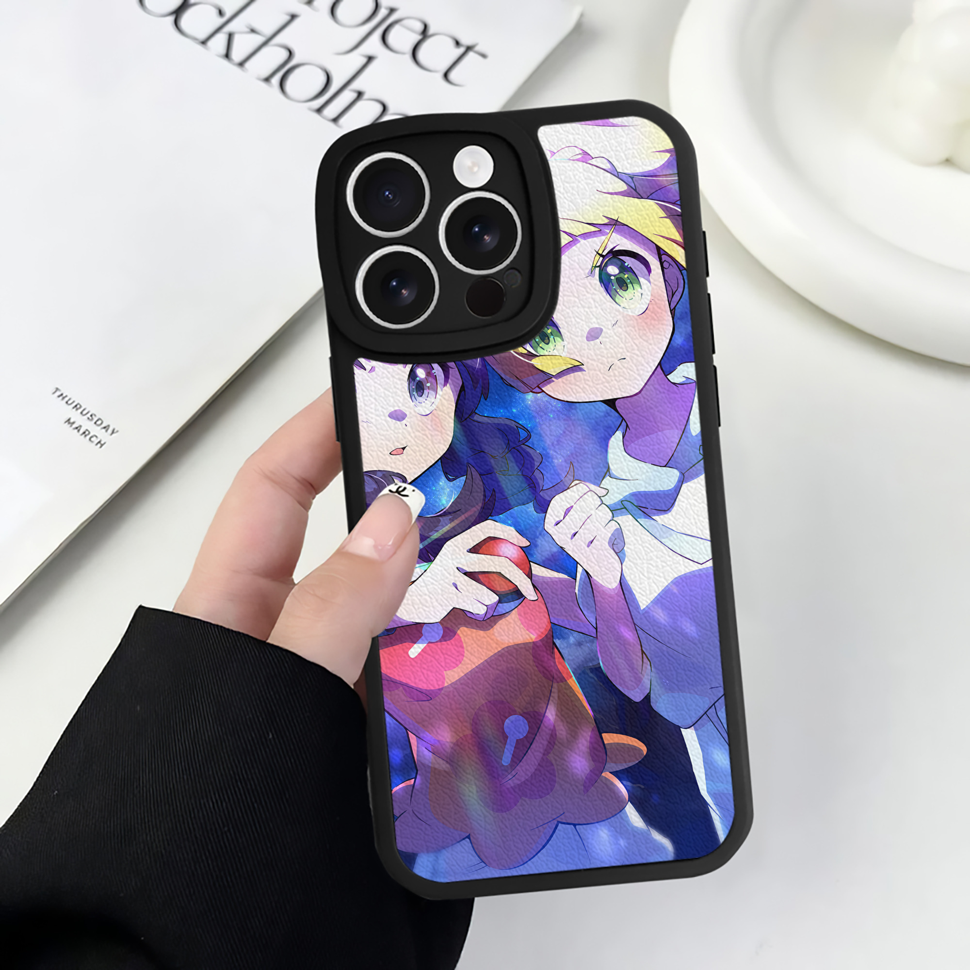 （画像用） ポケットモンスター Pokémon 【iPhone 16シリーズ対応】シリコンスマホケース（レザー調） 材質：シリコン